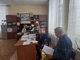 Собрание Всероссийского Общества слепых.