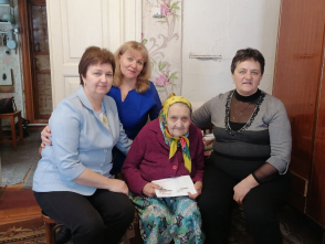 Знаменательный юбилей - 95 лет - отметила жительница поселка Усвяты Евгения Терентьевна Шершакова!!!